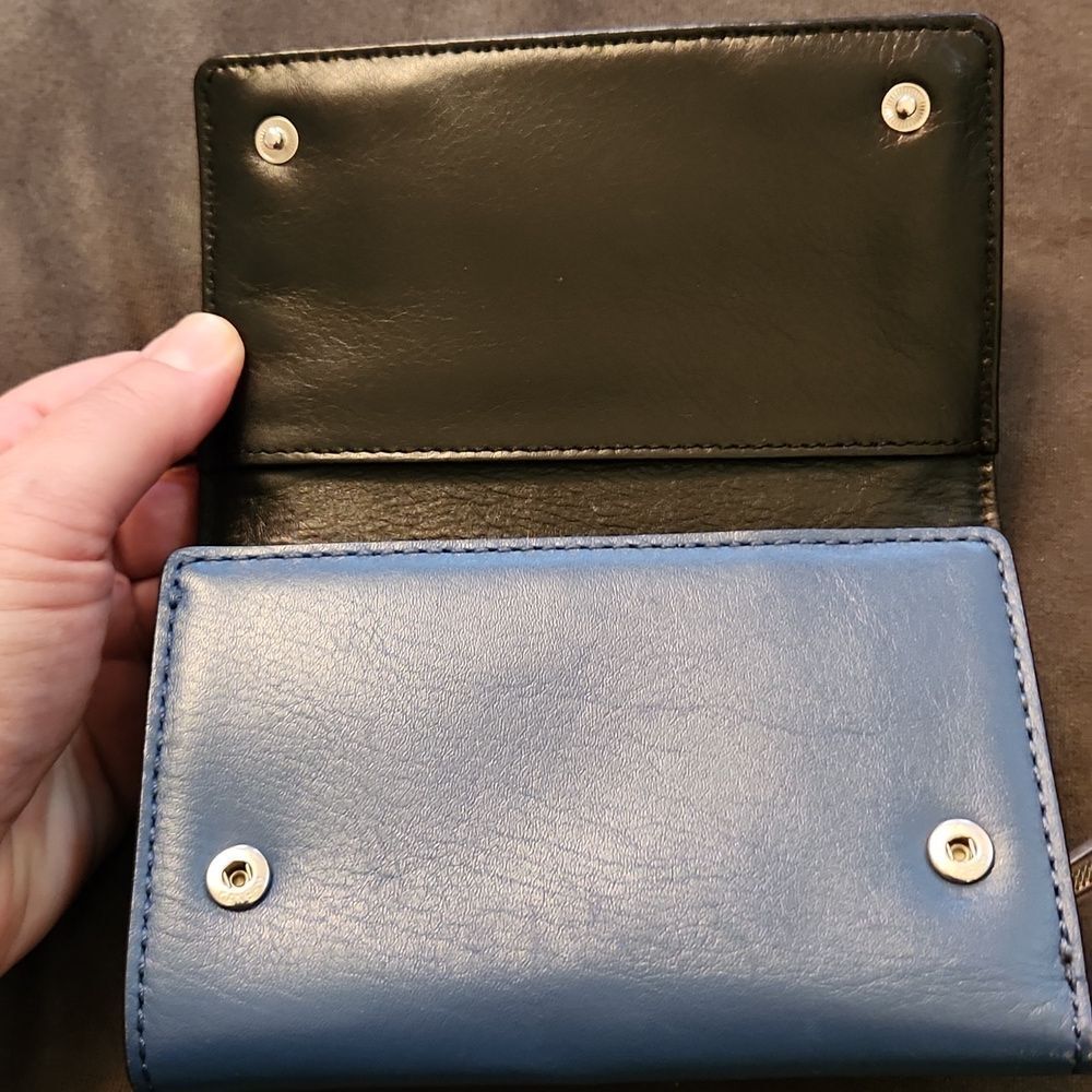 Rebecca Minkoff Navy Studded Wallet - Picture 6 of 12